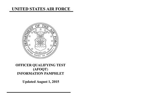 air force subtest requirements